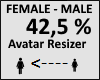 Avatar scaler 42,5%
