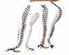 white laceup pants