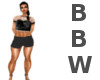 BBW Shorts & Crop Black