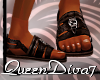 [QD7]Leather Sandals M 