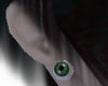 Green Eyeball Earrings