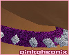Amethyst Spiked Collar