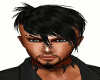 / BLACK SPIKED HAIR.