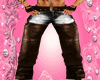 Jeans + Leather Chaps