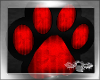 ~a~ Red Black Paw Art