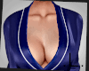 .L. Satin Robe Blue