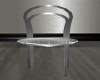 Model Poses Chair Silver