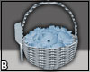 Flower Girl Basket Blue