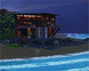Seaside wooden house