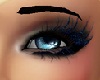 Blue Glitter Eyelashes