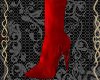 red knee hight boots