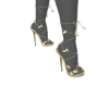 S | Golden Leaf Heels
