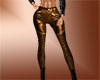 dark gold leather pants