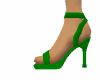 Emerald Spike Heels