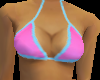 ! Pink-Blue Bikini top!