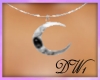 Moon Necklace - Onyx