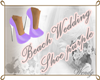 wedding shoe purple