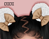 !!D Pompoms W Brown LT