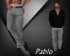 PABLO suit pants grey