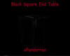 Black End Table