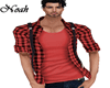 Male red shirt