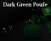 Dark Green Pouf