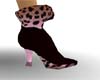 BOI Pink Leopard Booties