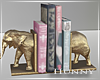H. Elephant Bookends