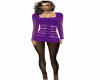 purple zipper dress