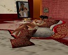Red China cuddle couch