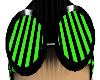 Toxic green goggles