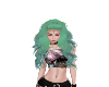 green rocker hair