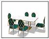 emerald green dinning