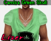 Camisa Green Skull 