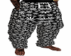 White Leaf Black Baggy