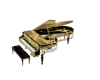 *Gold Black Piano