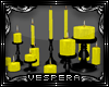 -V- Yellow Candles