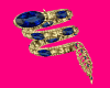 Sapphire Gold Wrapped L