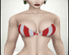 Red White Bikini Sensual