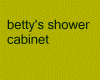 betty's shower cabinet