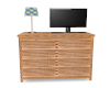 Wood Dresser w/ TV