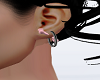 pink bone earrings