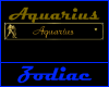 `Zodiac Aquarius Sticker