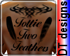 Tottie Two Feathers tat