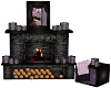 Lilac Loft Fireplace