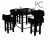 (PC) club table black