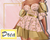 Pink/Gld Butterfly Dress