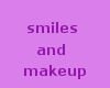 smles and makeup