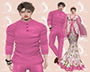 L: Baju Melayu Pink
