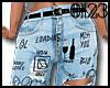 *0123* Painted Jeans